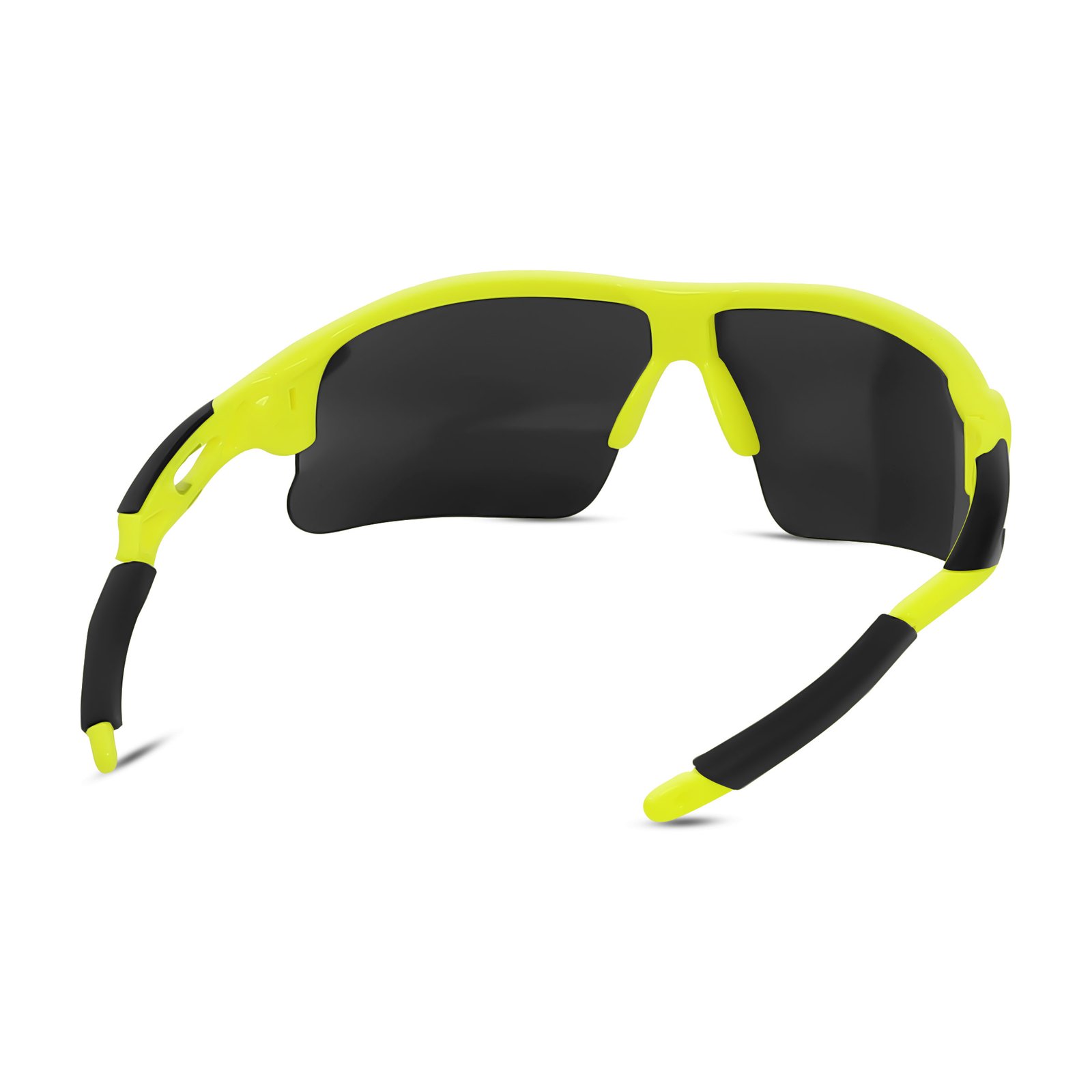 Sports Sunglasses (Neon Yellow Frame | Green-Blue Lens) - Image 3