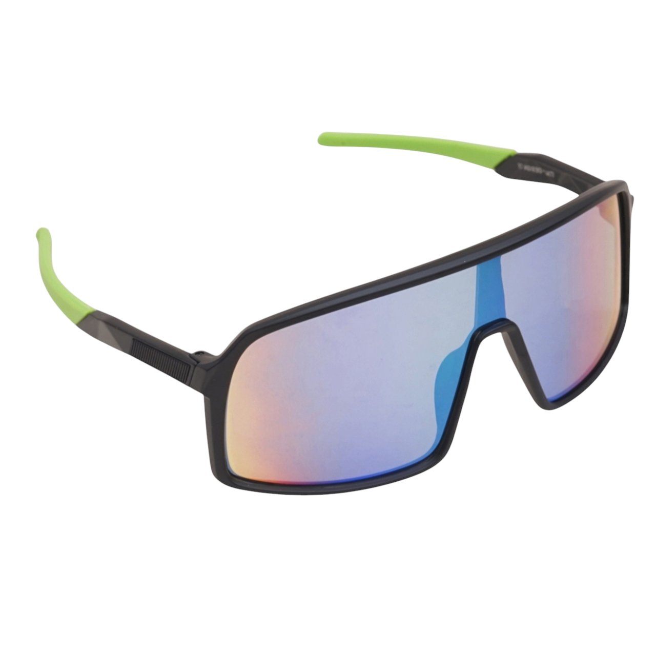 Black Green UV Protection Sports Sunglasses – Stylish Dual Tone Frame for Men & Women - Image 5