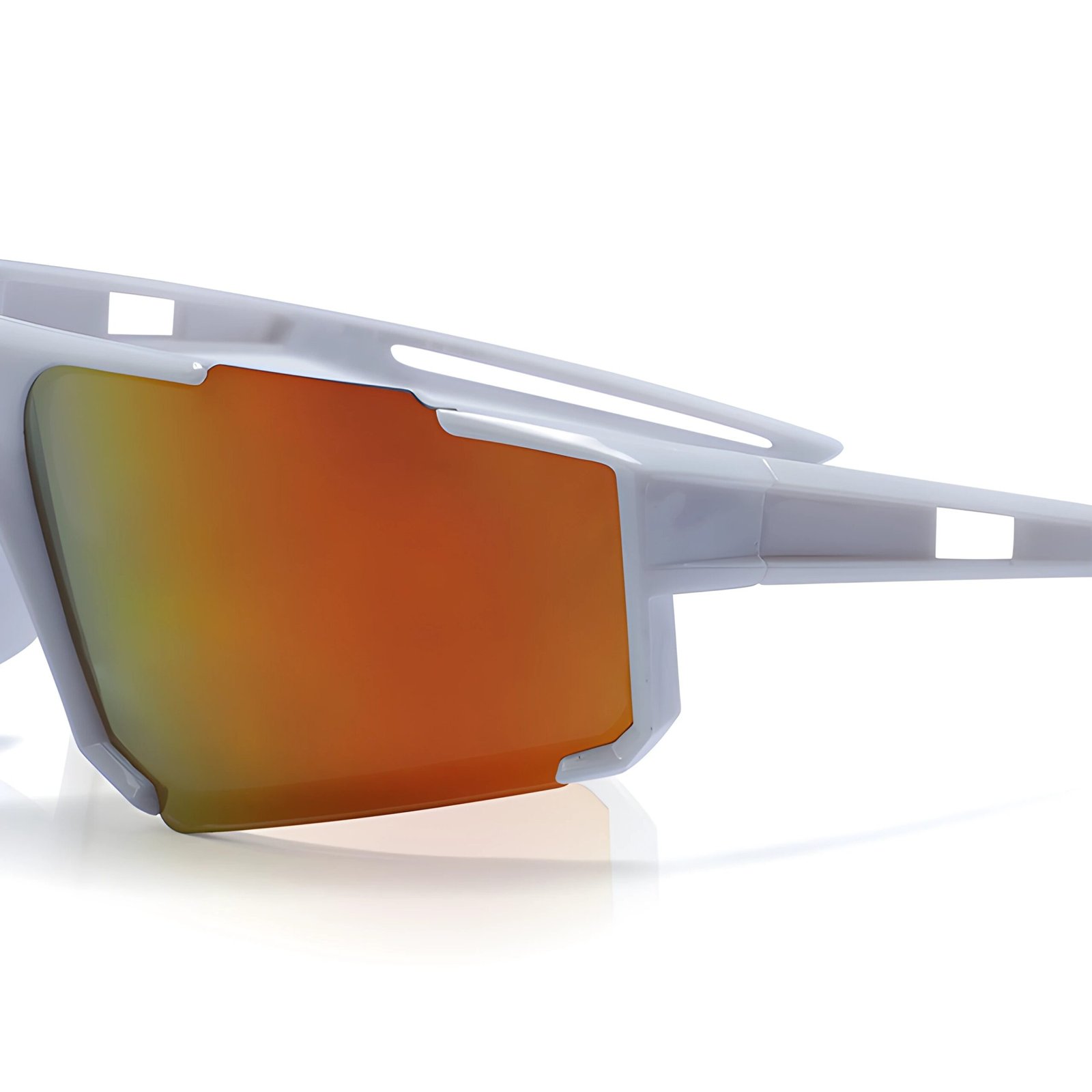 Play White UV Protection Sports Sunglasses – Modern White Frame with HD Lenses for Men & Women - Image 2